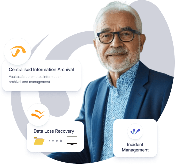 Information archival with ready data access for IT, legal, compliance and customer service teams.