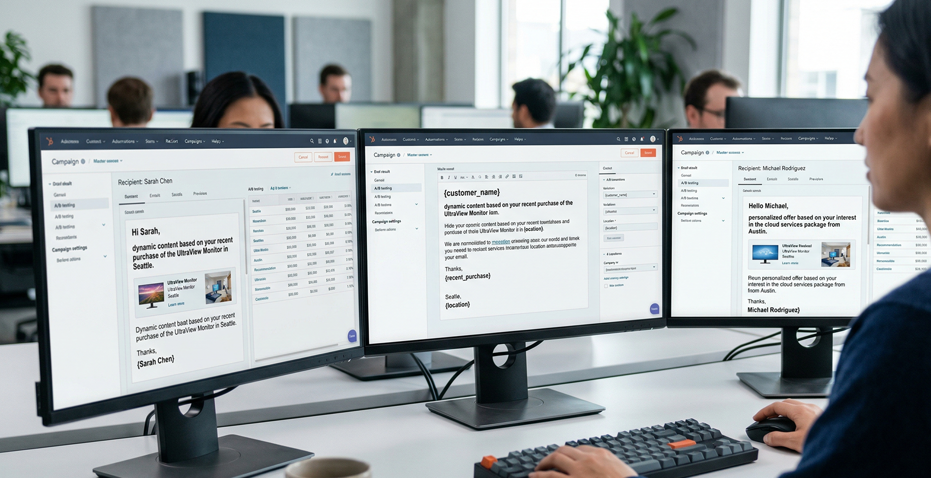 Dynamic content support